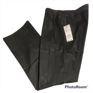 NWT Womens Evan-Picone Black Pants RN#54050 Size 10 Petite **NEW**